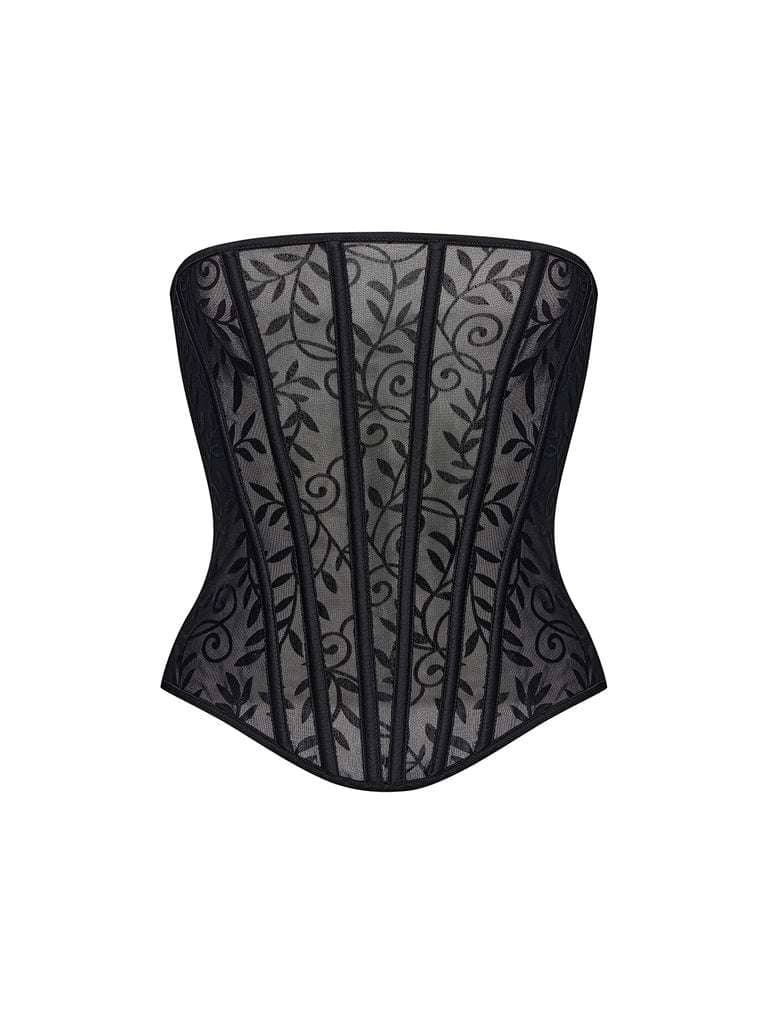 Mesh corsets top corsetstop.com