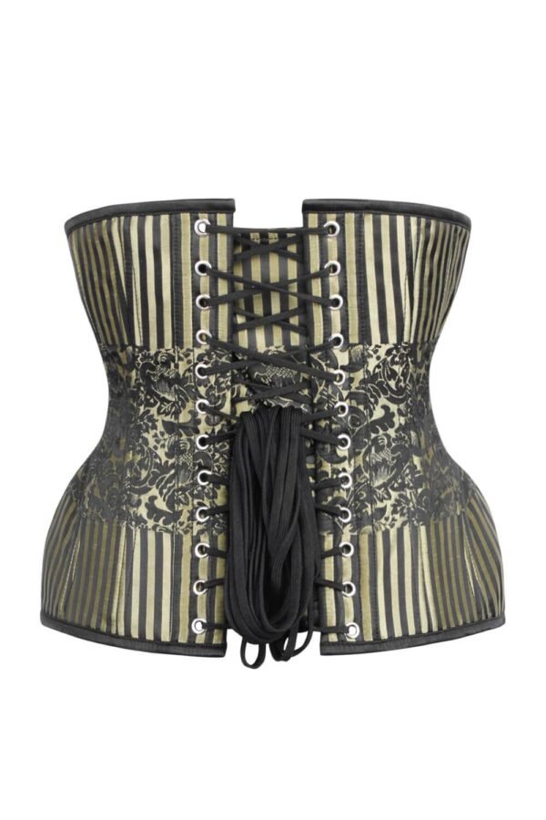 Brocade Curvy Waist Training Steampunk Corset corsetstop.com