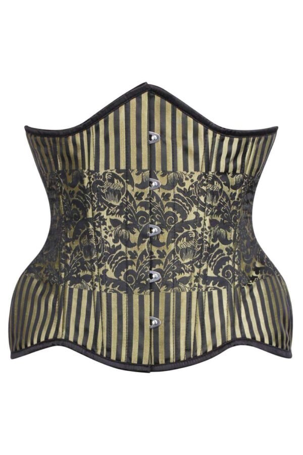 Brocade Curvy Waist Training Steampunk Corset corsetstop.com