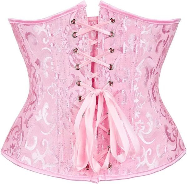 Flower Tapestry Brocade Underbust Corset corsetstop.com