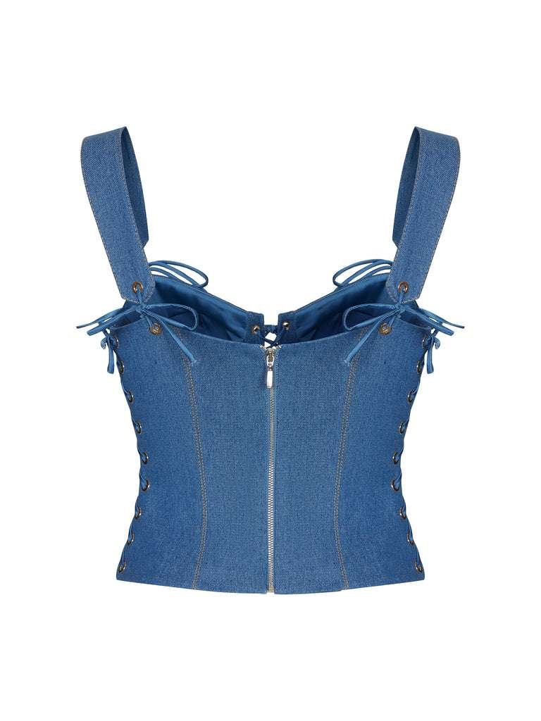 Denim Corset corsetstop.com