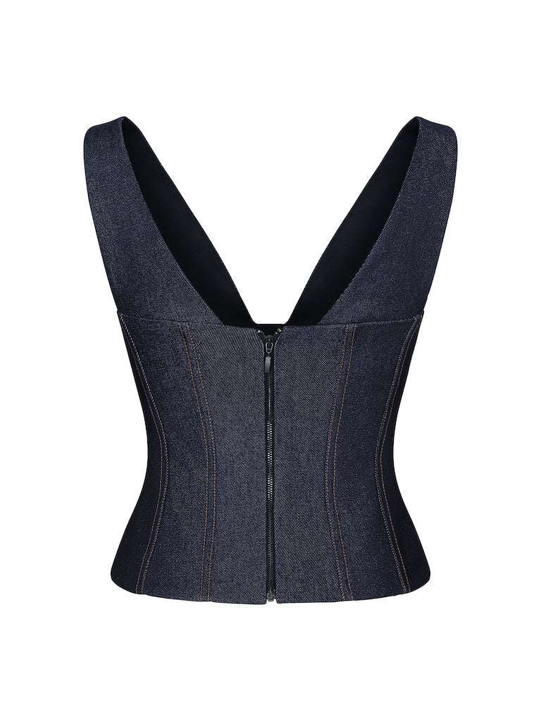 Denim Corset corsetstop.com