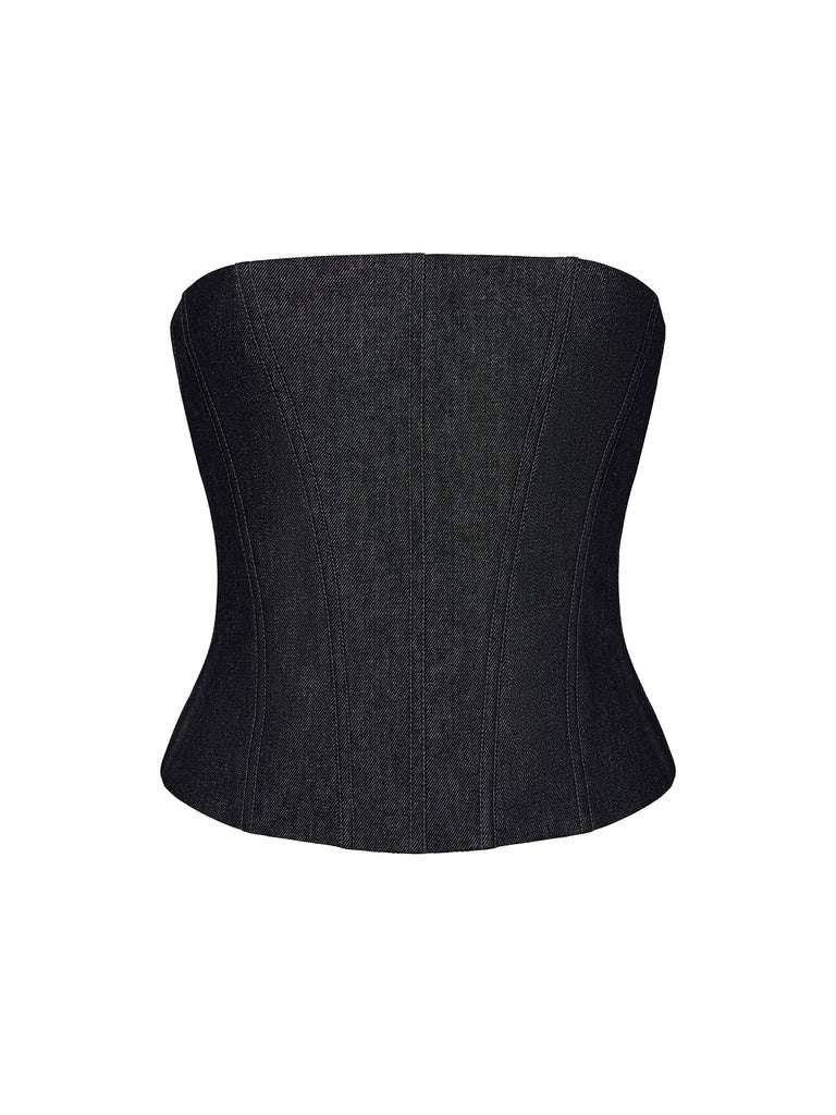 Denim Corset corsetstop.com