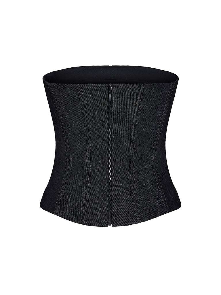 Denim Corset corsetstop.com