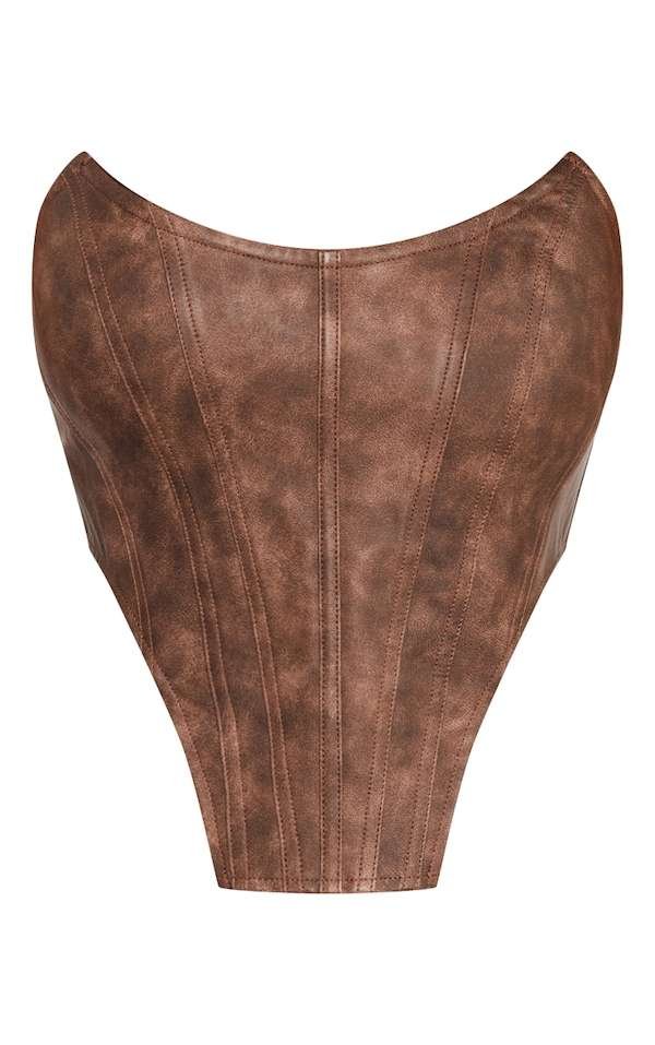 faux leather corset top corsetstop.com