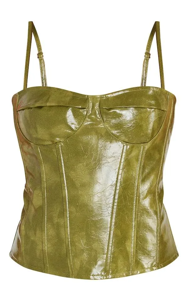 faux leather corset top corsetstop.com