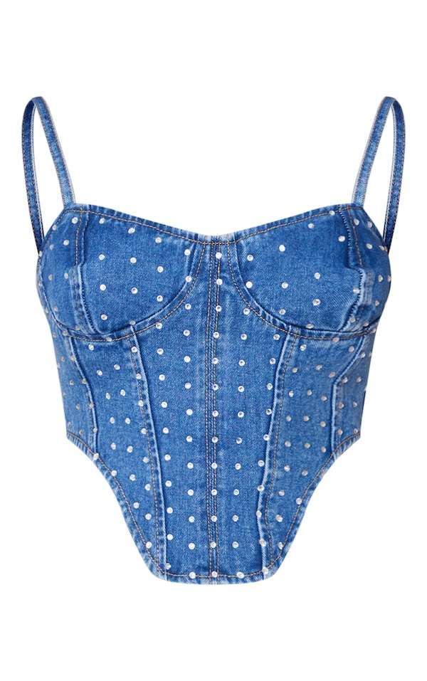 denim corset top corsetstop.com