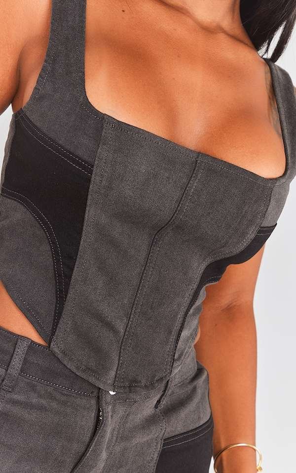 denim corset top corsetstop.com