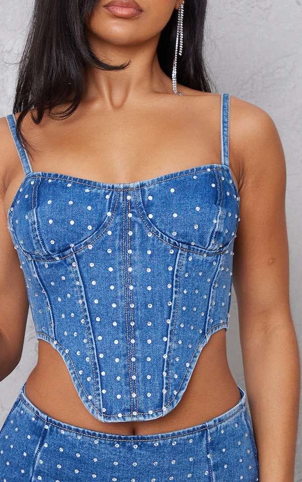 denim corset top corsetstop.com