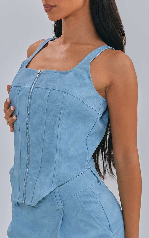 faux leather corset top corsetstop.com