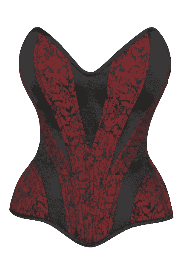 Brocade corset corsetstop.com