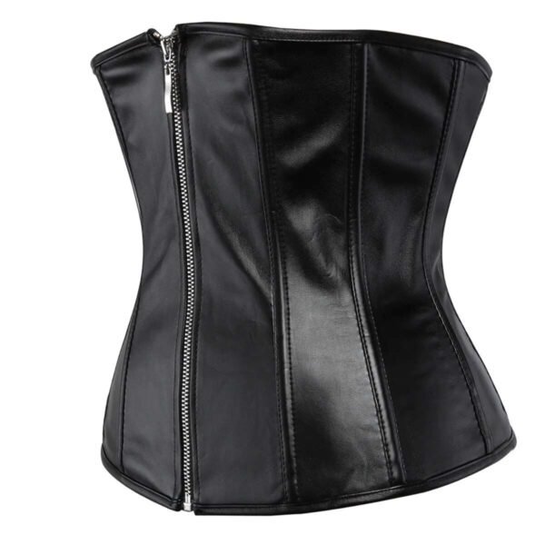 faux leather underbust corset corsetstop.com