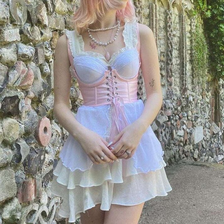 ribbon corset