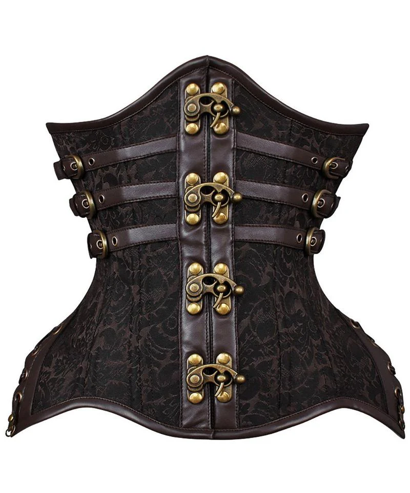 Steampunk Curvy Waist Trainer in Clasp Opening