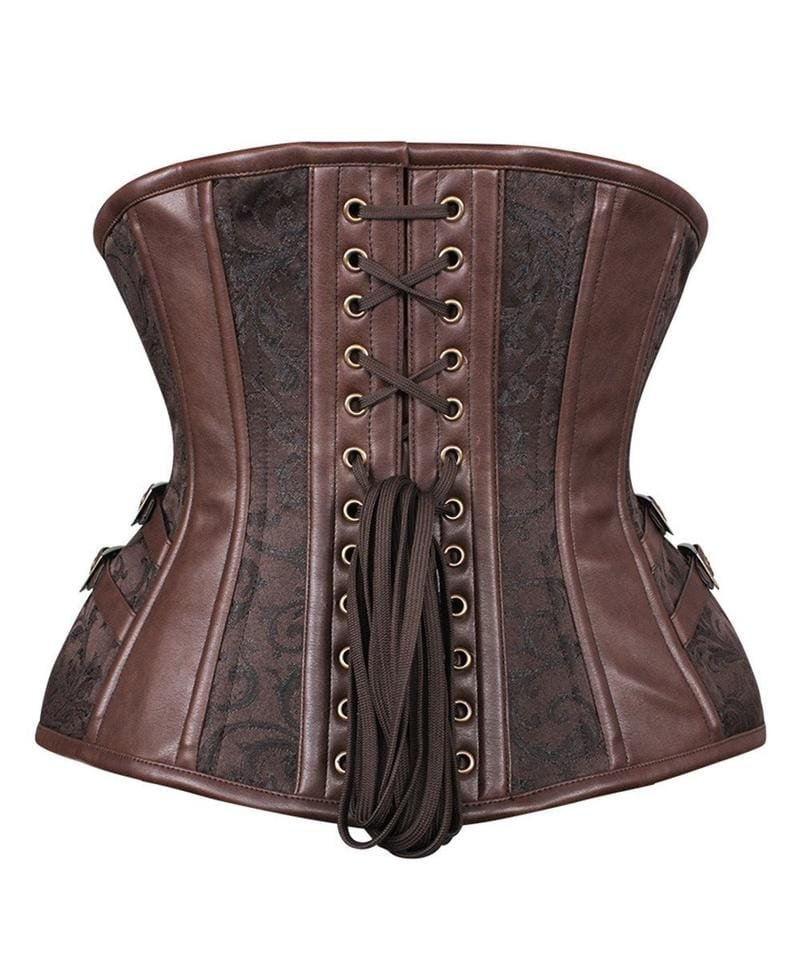 New Curvy Waist Trainer with Buckle in Brocade