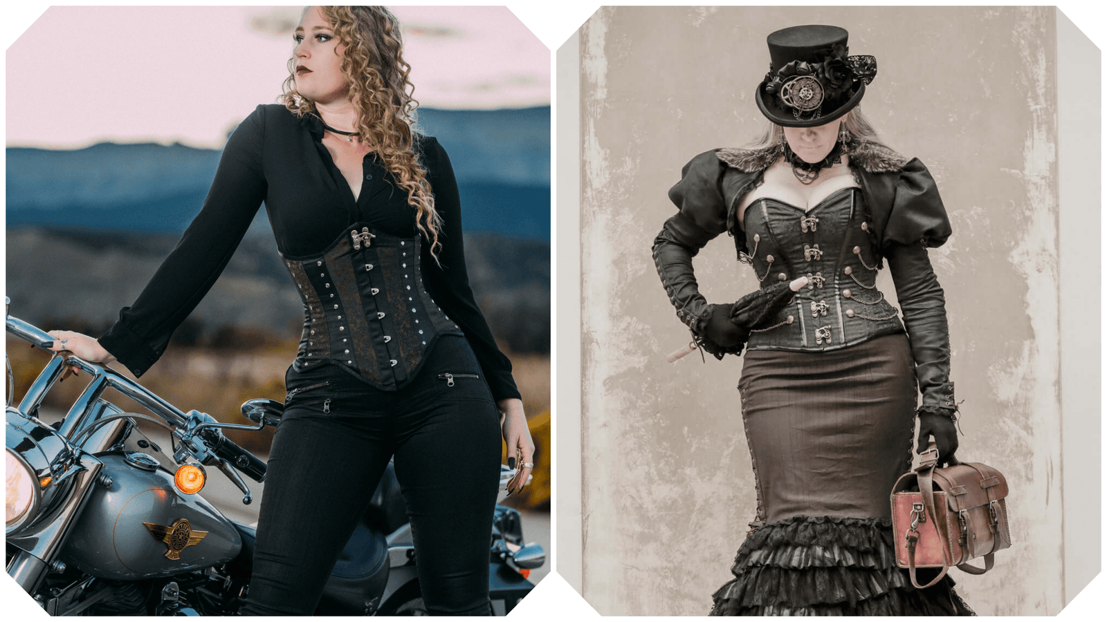 Overbust vs Underbust Steampunk Corsets