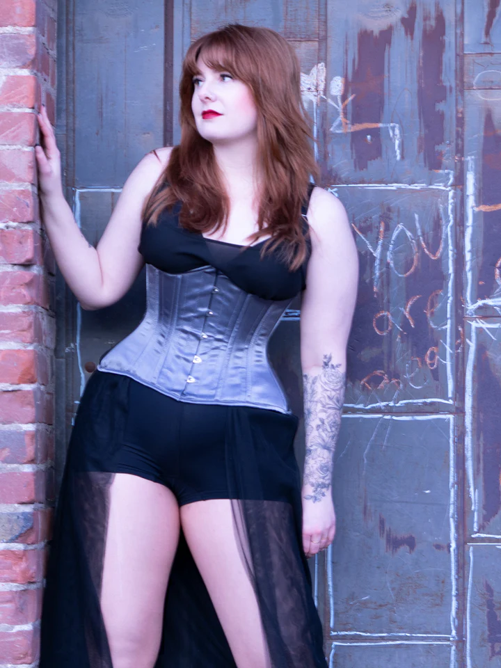 satin corset