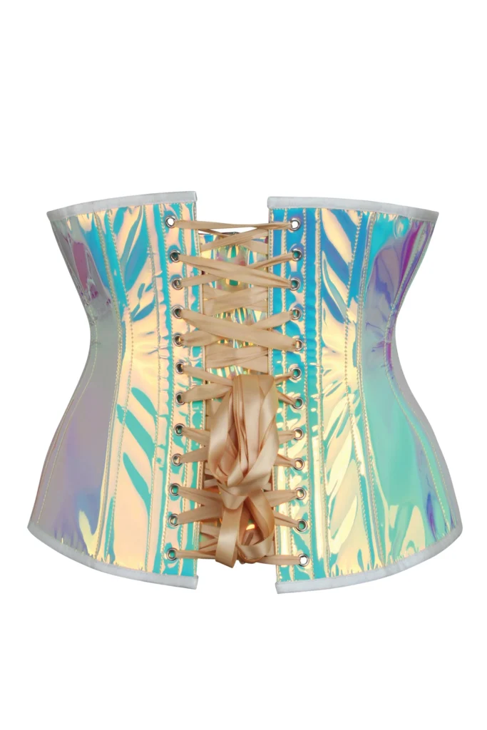 Longline Holographic PVC Underbust Corset