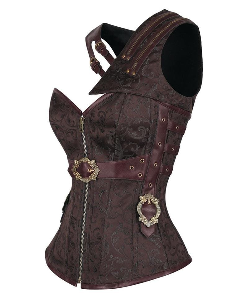 Steampunk Overbust Corset with Bolero