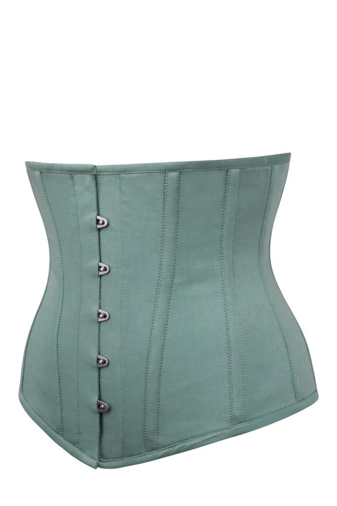 Sage Green Longline Plus Size Underbust Corset