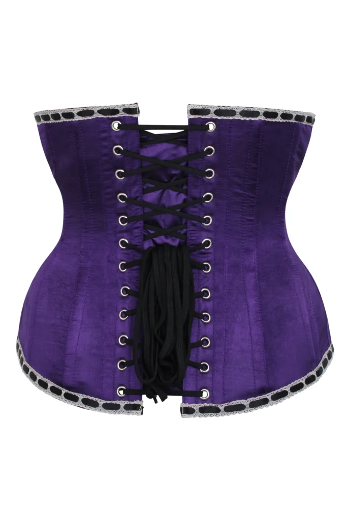 Purple Victorian Circus Inspired Longline Underbust Corset
