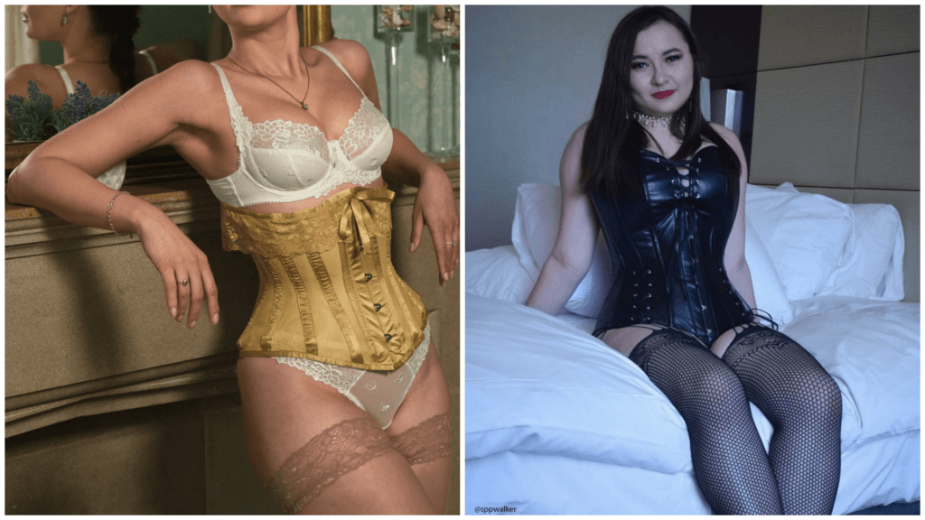 Leather Steampunk Corsets vs Satin