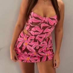 Mini Dress with Jeans Corset Top Mini Dress with Jeans Corset Top